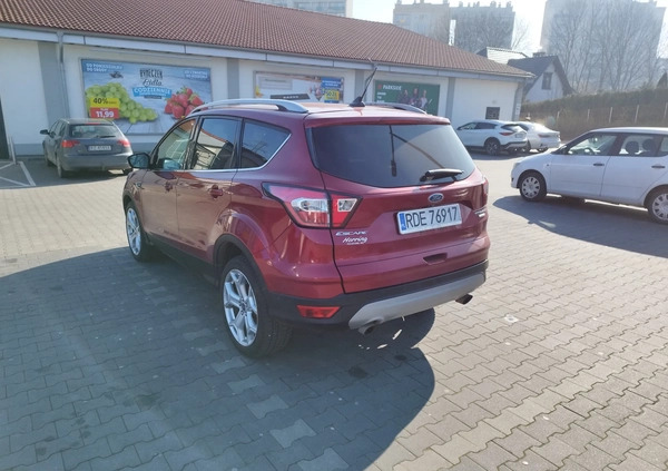 Ford Kuga cena 77000 przebieg: 140000, rok produkcji 2019 z Dębica małe 137